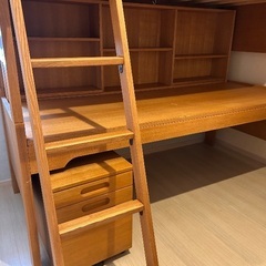 大塚家具⭐︎ロフトベッド⭐︎システムベッド⭐︎机チェストの画像