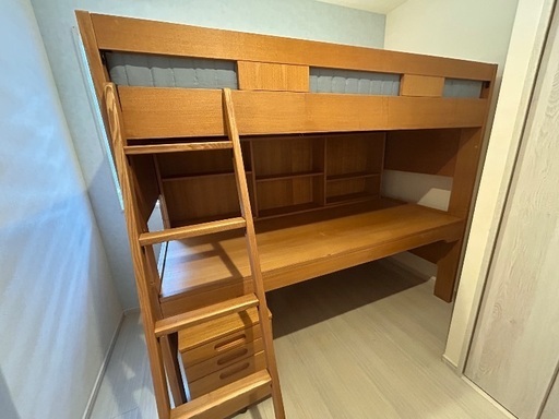 大塚家具⭐︎ロフトベッド⭐︎システムベッド⭐︎机チェスト
