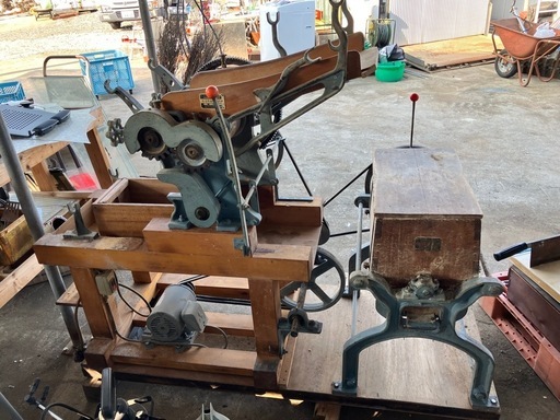 吉野製麺機セット木バット麺切り台麺箱1550×750×1350