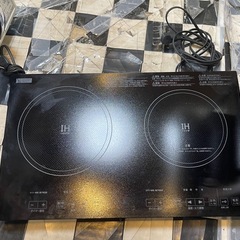 【リサイクルサービス八光】2020年製　YAMADASELECT(ヤマダセレクト)　YIH-E14G2　ヤマダオリジナル2口IH調理器の画像