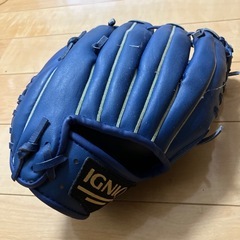 IGNIO 軟式野球グローブ 青の画像