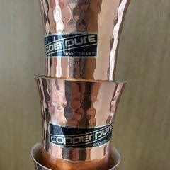 銅製のこっぷせっとコップセットの画像
