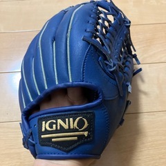 IGNIO 軟式野球グローブ 青の画像