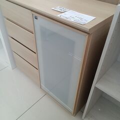 ★リユースのサカイ日立店★HJ7782 シギヤマ家具 キャビネット ナチュラルベージュ H80×D38×W80 クリーニング済み の画像