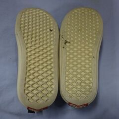 (MM-613)VANS OFF THE WALL ヴァンズ  子供 靴 ベビーシューズ 17cm ブラック 中古の画像