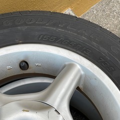 決まりました！軽自動車　タイヤ 4本セット　夏タイヤ　ホイール付きの画像