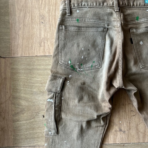 メンズペイントジーンズ