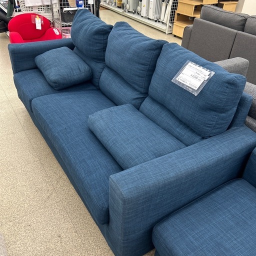 リユースのサカイ東金店 ３人掛けソファー(オットマン付き) TJ14760