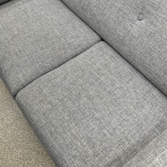 リユースのサカイ東金店 ローソファー グレー ※底布なし TJ14761の画像