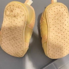 ベビーシューズ 12cm ピンクベージュの画像