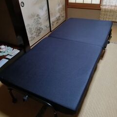 新品未使用、ニトリシングルベッド、背もたれが起きる、介護用にもの画像
