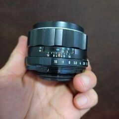 良品　super multi coated TAKUMAR 50mm f/1.4　分解清掃済の画像
