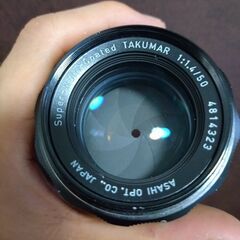 良品　super multi coated TAKUMAR 50mm f/1.4　分解清掃済の画像