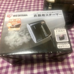 アイリスオーヤマ　衣類用スチーマー IRS-01-KNの画像