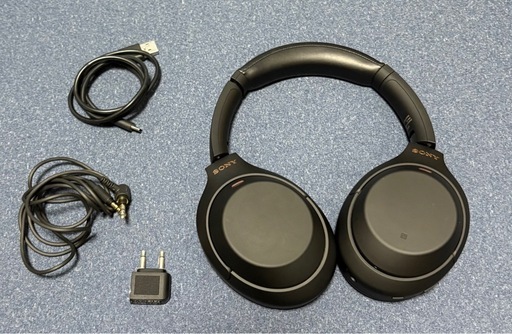 Sony ヘッドフォン ブラック + ケース ブラウン