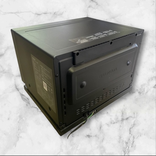 【?決まりました！?】2023年製BALMUDA オーブンレンジ K09A-BK BALMUDA The Range 20L ブラック K09ABK