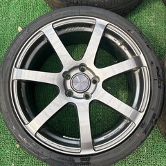 ENKEI エンケイ PF07 18×8J+45 225/40R18タイヤ付きの画像