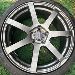 ENKEI エンケイ PF07 18×8J+45 225/40R18タイヤ付きの画像