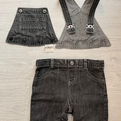 コムサ　デニムサロペット(80サイズ)の画像