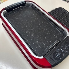 2つのプレート付き！ホットプレートの画像