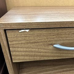 リユースのサカイ東金店 収納棚 こげ茶 ※左引き出し剥がれあり TJ14768の画像