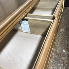 ジャングルジャングル貝塚店　チェスト　7段　収納力抜群　ナチュラル　シンプルデザイン　貝塚市　二色浜　リサイクルショップの画像