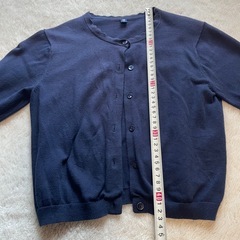 UNIQLO トップス カーディガン 120 110 姉妹コーデ おそろコーデの画像