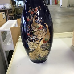 花瓶(孔雀）の画像
