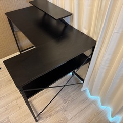 【格安美品】ゲーミングデスク　L字の画像