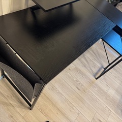 【格安美品】ゲーミングデスク　L字の画像