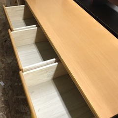 ジャングルジャングル貝塚店　チェスト　横長　4段　シンプルデザイン　いっぱい収納　貝塚市　二色浜　リサイクルショップの画像