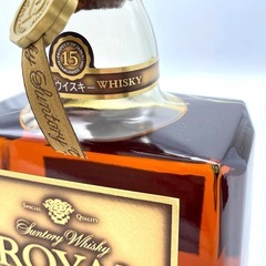 サントリー ローヤル 15年 ゴールドラベル ブレンデッド 1990～2000年代流通品 ギフト 750ml 43% 未開栓 店頭引取りのみ エルパプラス SUNTORY ウイスキー【中古】 【セレブール福井エルパプラス店】の画像