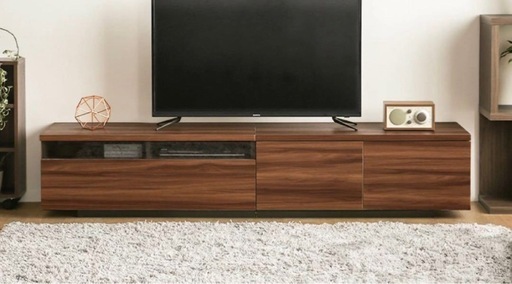 【お譲り先決定】テレビボード テレビ台 180cm 木目 ウォールナット