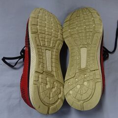 (MM-617)adidas アディダス シューズ 靴 25.5cm レッド 中古の画像