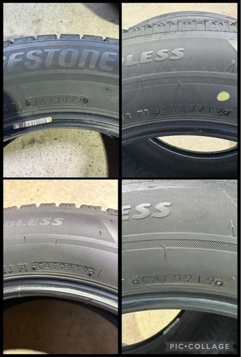 BRIDGESTONE VRX2 VRX3 215/60R16 2019年製　22年製