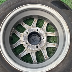 64ジムニー 純正ホイール 1本 タイヤ付きの画像