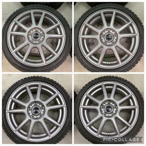129 SIBILLA NEXT PX ホイール スタッドレスタイヤ195/45R17 17インチ バリ溝 4本セット 2022年製