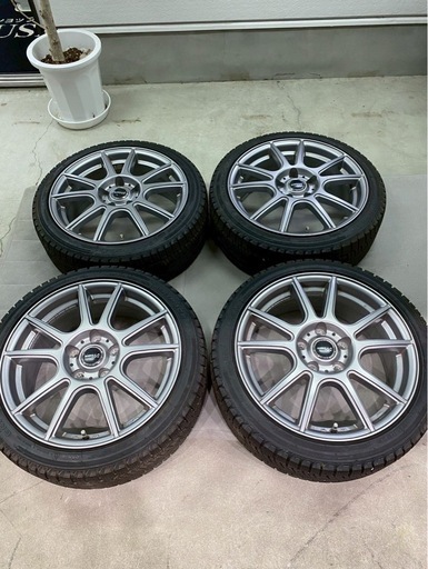 129 SIBILLA NEXT PX ホイール スタッドレスタイヤ195/45R17 17インチ バリ溝 4本セット 2022年製