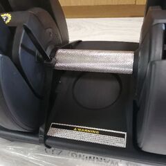 【新品未使用】ダイヤル式可変式ダンベル24kg　ワンタッチ重量変更の画像
