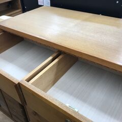 ★リユースのサカイ春日部店★KJ11800  7段タンス ブラウン H138×W90×D46 クリーニング済みの画像
