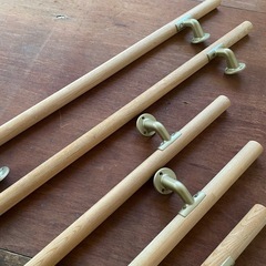 介護用　木製手すりの画像
