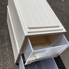 中古　大容量収納ケース　押し入れ衣装ケース　引き取り限定の画像