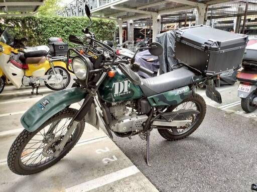 バイク★DF200E★ノーマル車★SH42A・ミリタリーカラー・SUZUKI 検）ジェベル200 DF125E
