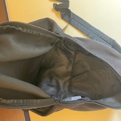 無印良品　黒　リュック
の画像