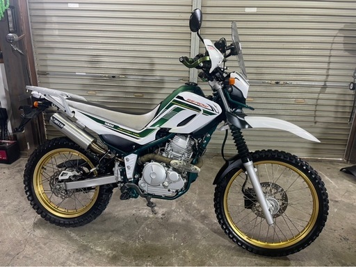 ヤマハ セロー250 DG31J ファイナルエディション　 実働　車体　動画有り　DELTAマフラー ZETAハンドル　ZETAバイザー　ZETAハンドガード