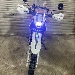 ヤマハ セロー250 DG31J ファイナルエディション　 実働　車体　動画有り　DELTAマフラー ZETAハンドル　ZETAバイザー　ZETAハンドガード　の画像