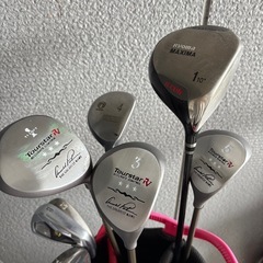 ゴルフセット　クラブ　シューズ　手袋の画像