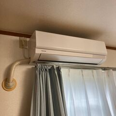 😊東芝 エアコン✨6畳程度 2020年製 😊RAS-G221M✨エアコンクリーニング渡しの画像