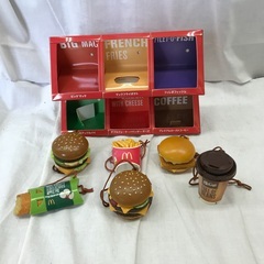 ☆ドリーム2号館☆マクドナルド　フードストラップ　6個セットの画像