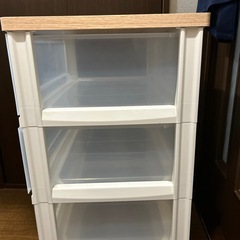 アイリスオーヤマプラスチック製整理ダンスの画像